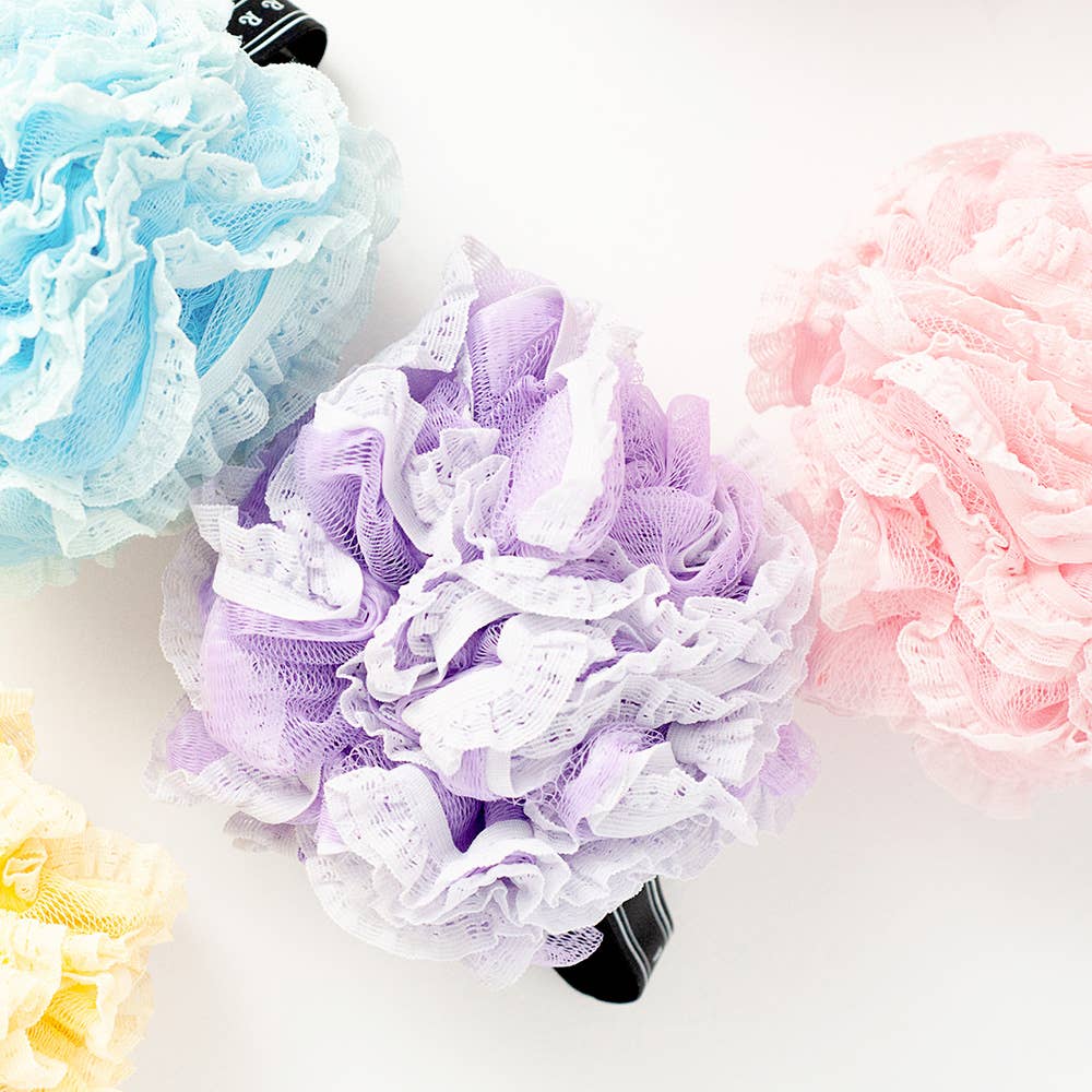 Lacy Loofahs - Pastel - Mixed set