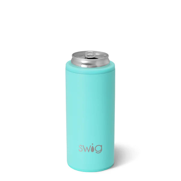 Swig Aquamarine Skinny Can Cooler - 12 oz