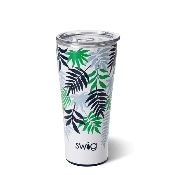 Swig Stainless Steel Tumbler Navy Island Breeze - 32 oz