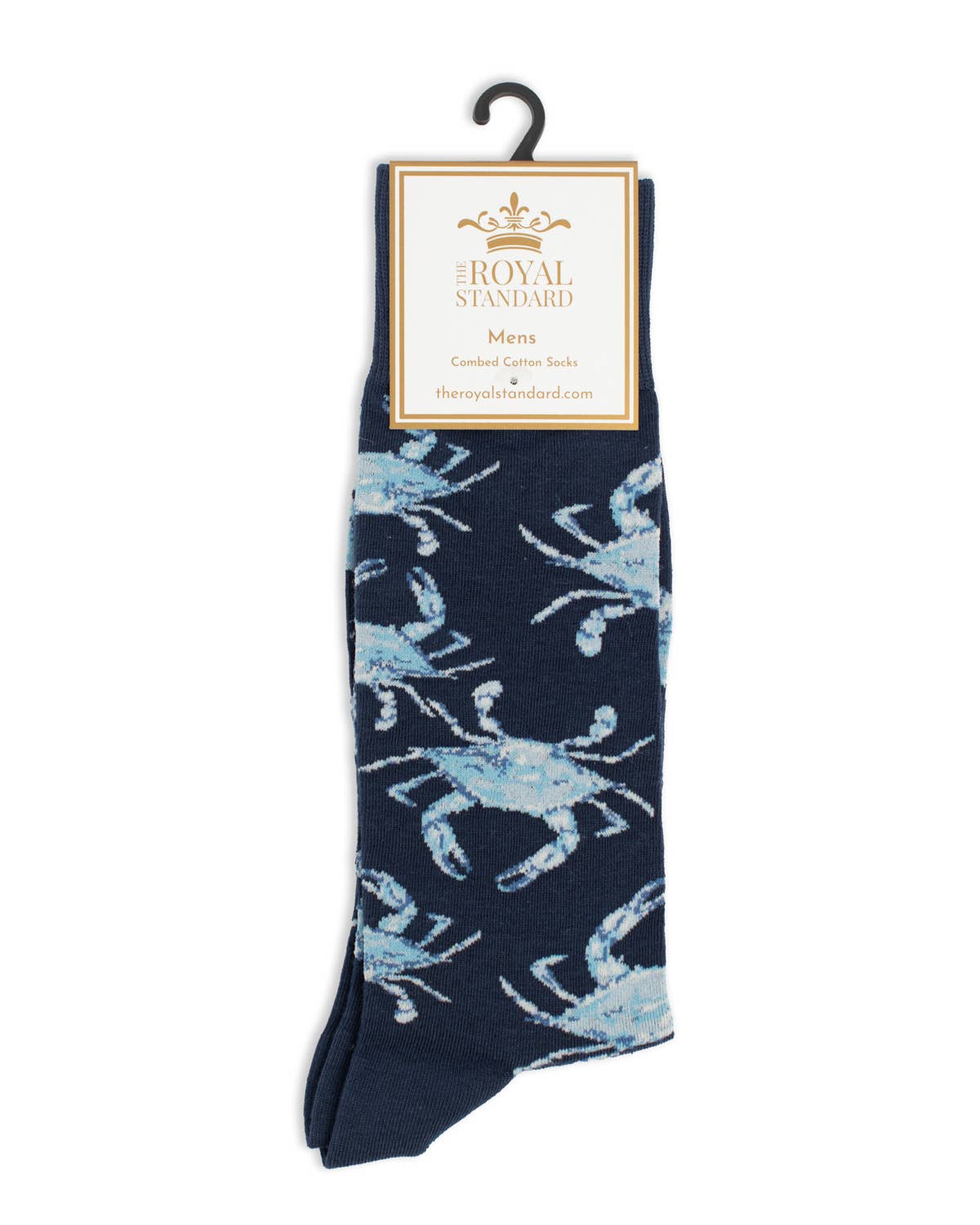 Men's Chesapeake Crab Socks Navy/Multi One Size
