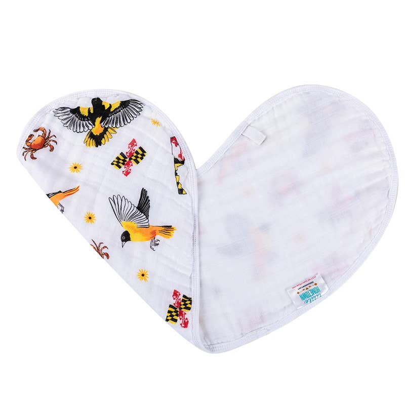 Maryland Baby Burp and Bib (Unisex)