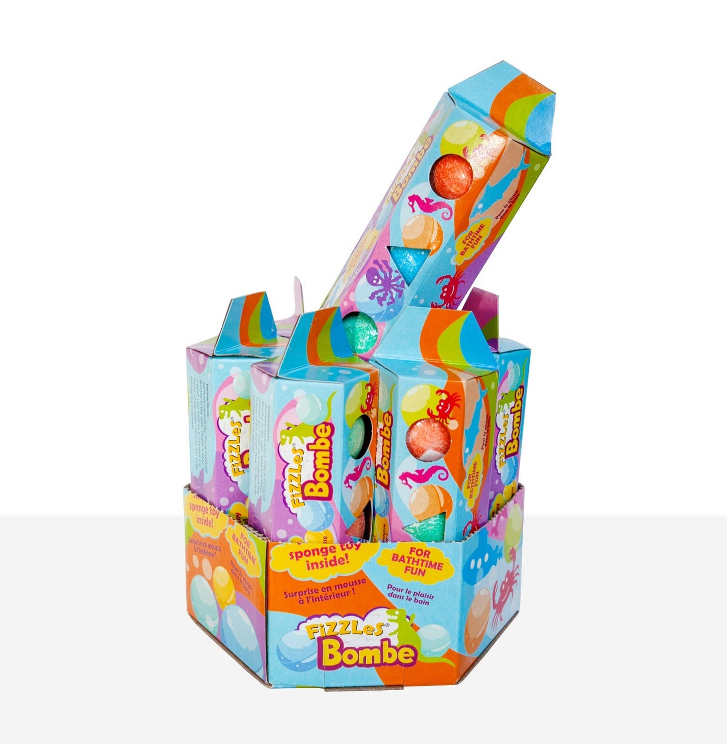 FiZZLeS Bath Bombe - Bath Bombs With A Surprise Sponge Toy