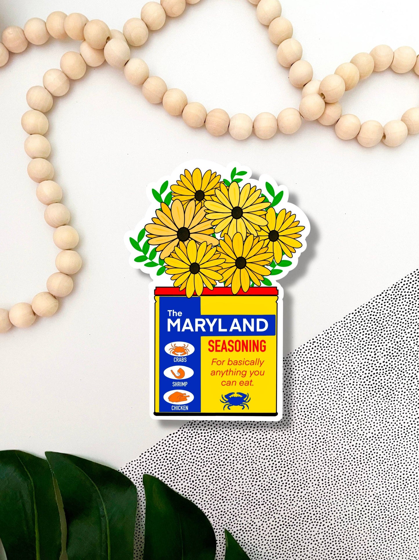 Maryland Seasoning Old Bay Can Sticker