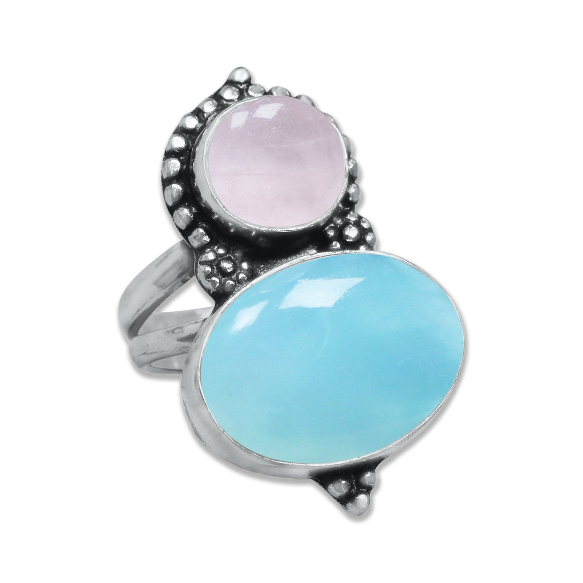 Multi-Stone Rings โ Silver-Plated, Handmade, Boho Gemstone Combinations (US Sizes 6โ10, Non-Adjustable) | Wholesale