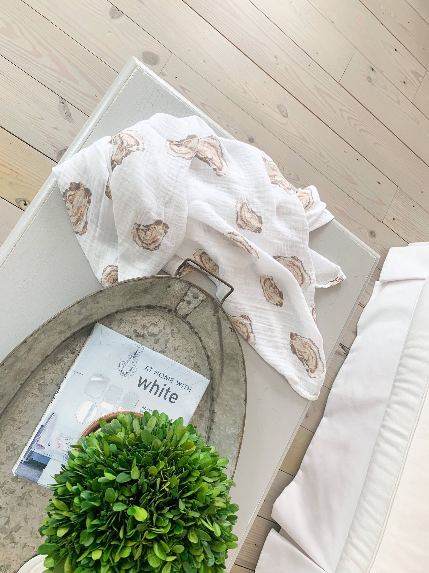 Oyster Swaddle Blanket (Unisex)