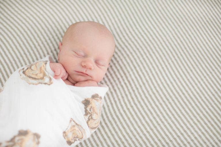 Oyster Swaddle Blanket (Unisex)