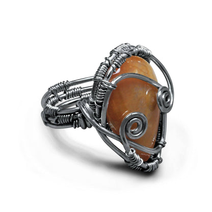 Wire Wrapped Gemstone Rings – Copper, Gold, Silver & Black Rhodium | Handmade | Wholesale Bundles