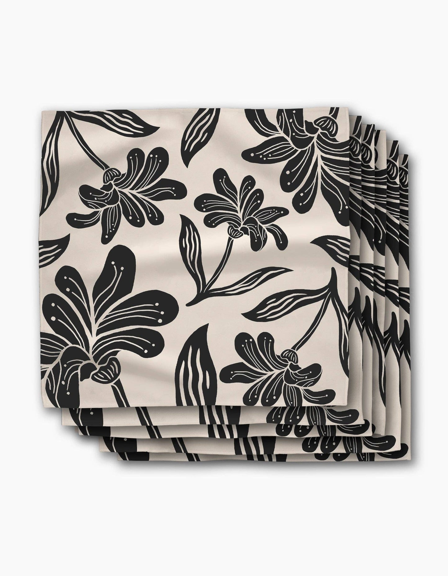 Giant Lush Floral Dinner Napkins