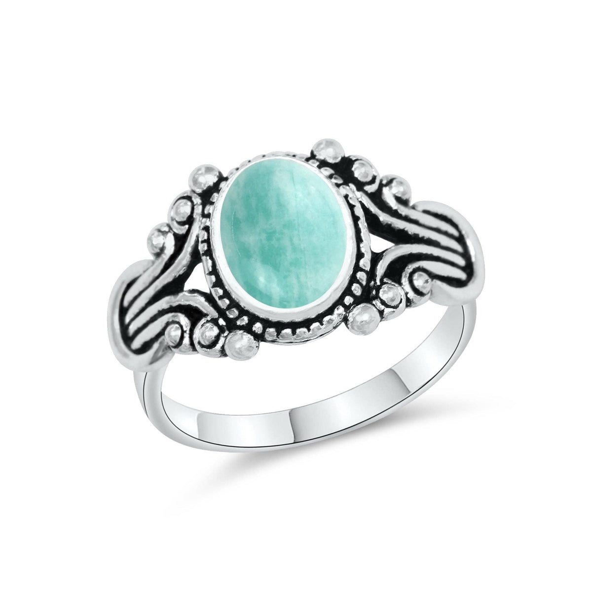 Dainty Stacking Rings – Silver-Plated, Assorted Natural Crystals, Boho Style | Wholesale
