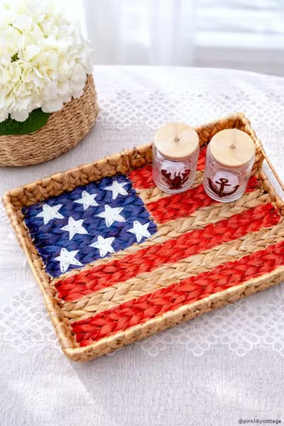 Woven Flag Tray