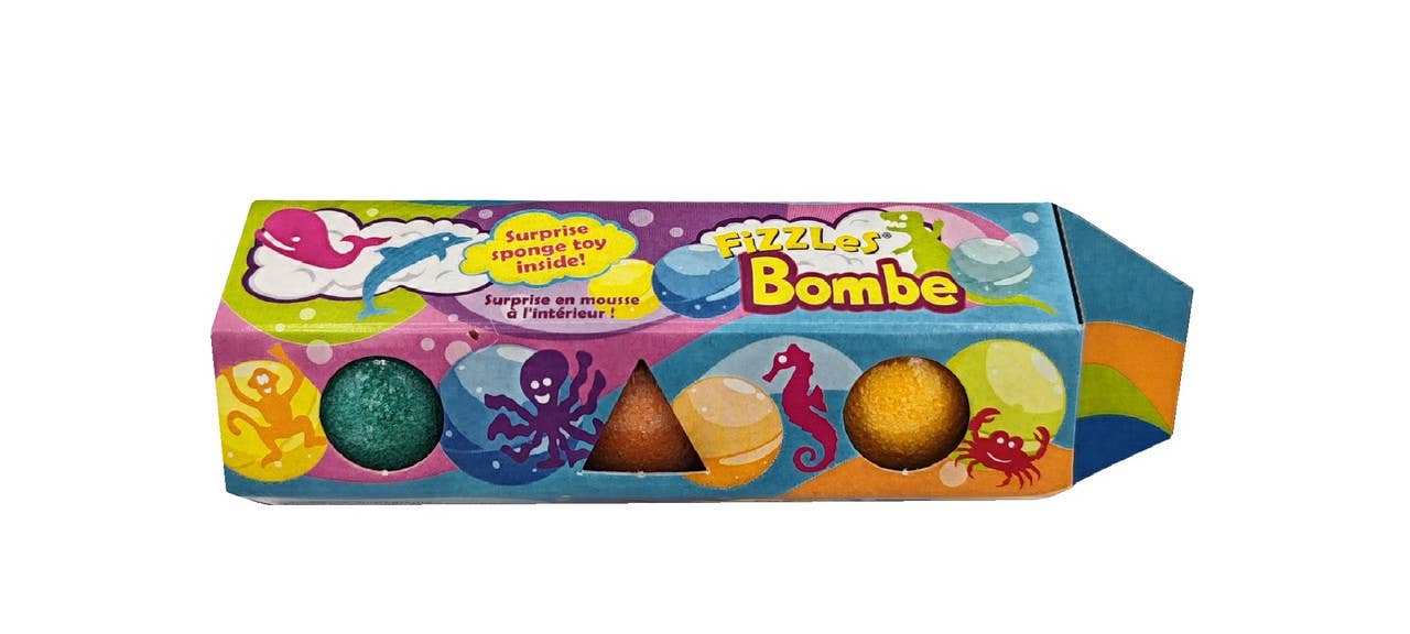 FiZZLeS Bath Bombe - Bath Bombs With A Surprise Sponge Toy
