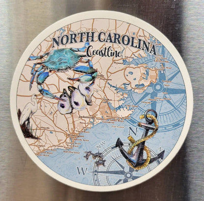 Custom Salt Life Art Map Magnets- Any Location!