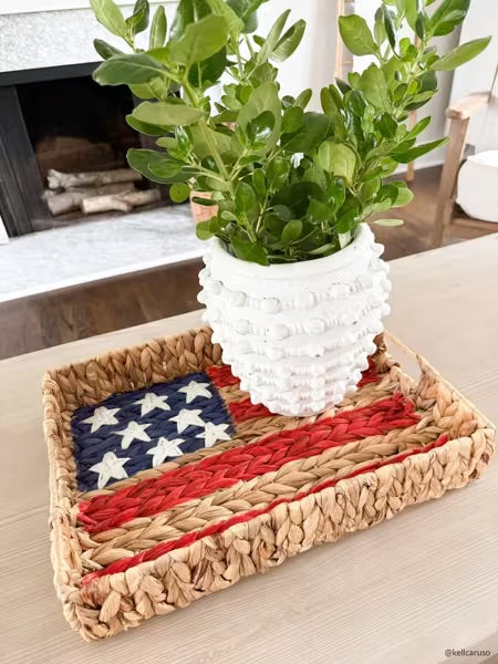 Woven Flag Tray