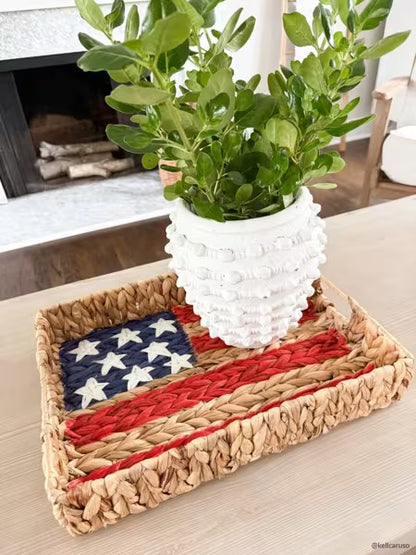 Woven Flag Tray