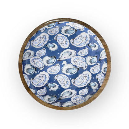 Blue Oyster Round Trays (10" Pack of 2) 7-51-B PREORDER