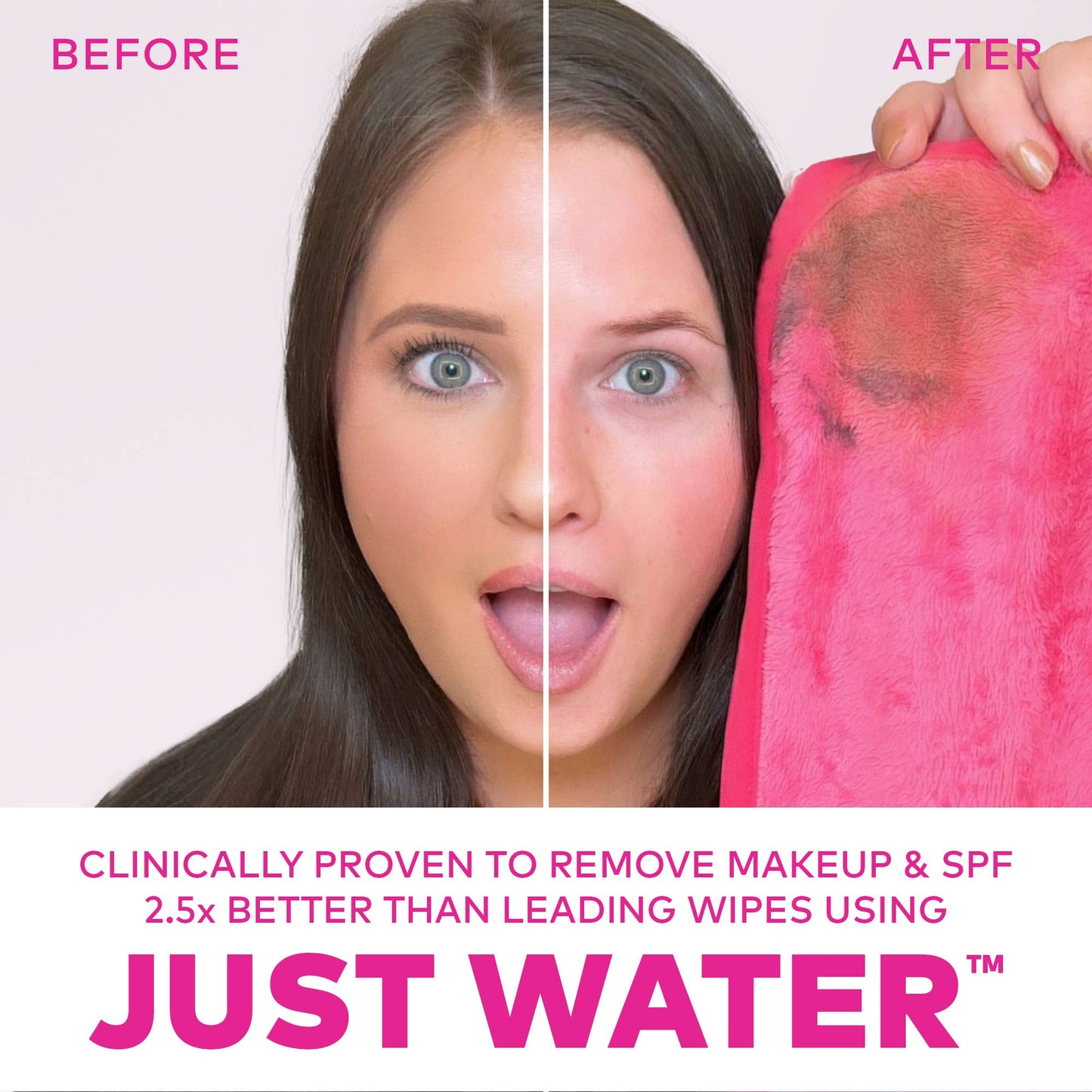 Original Pink MakeUp Eraser PRO | Best Seller
