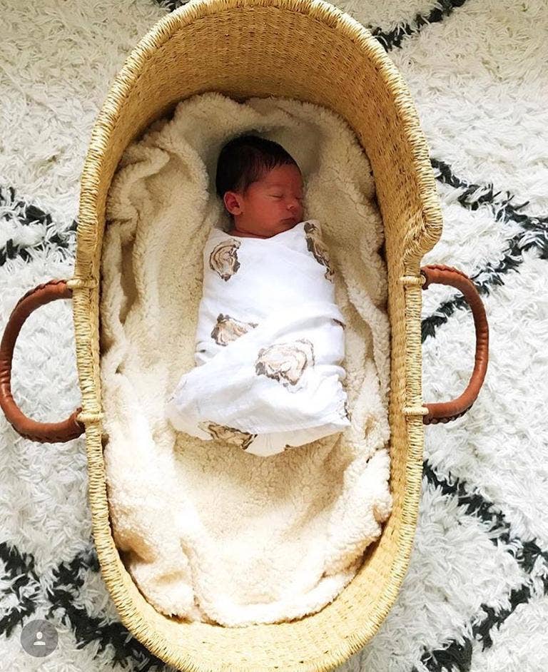 Oyster Swaddle Blanket (Unisex)