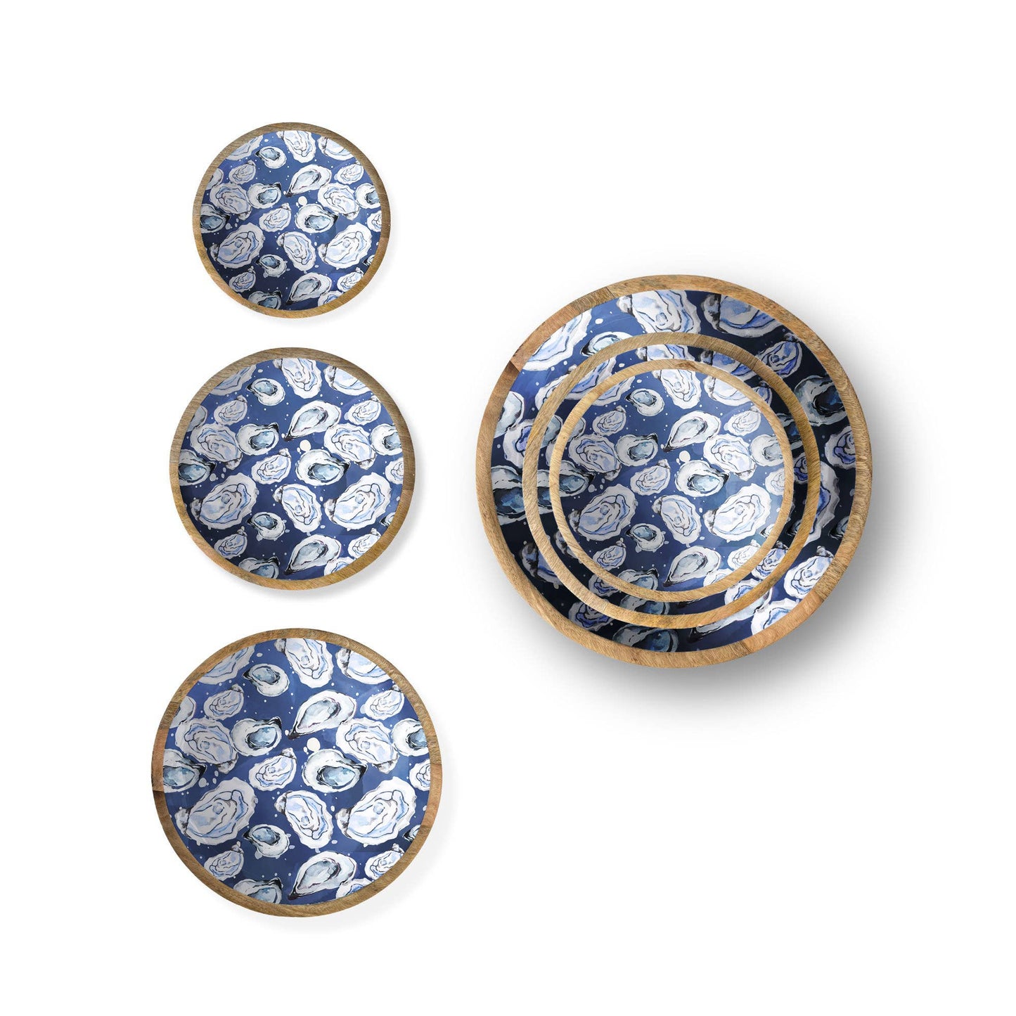 Blue Oyster Shallow (14" Pack of 2) 5-51-A PREORDER