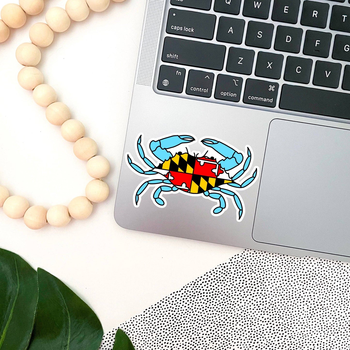 Maryland Crab Flag Sticker