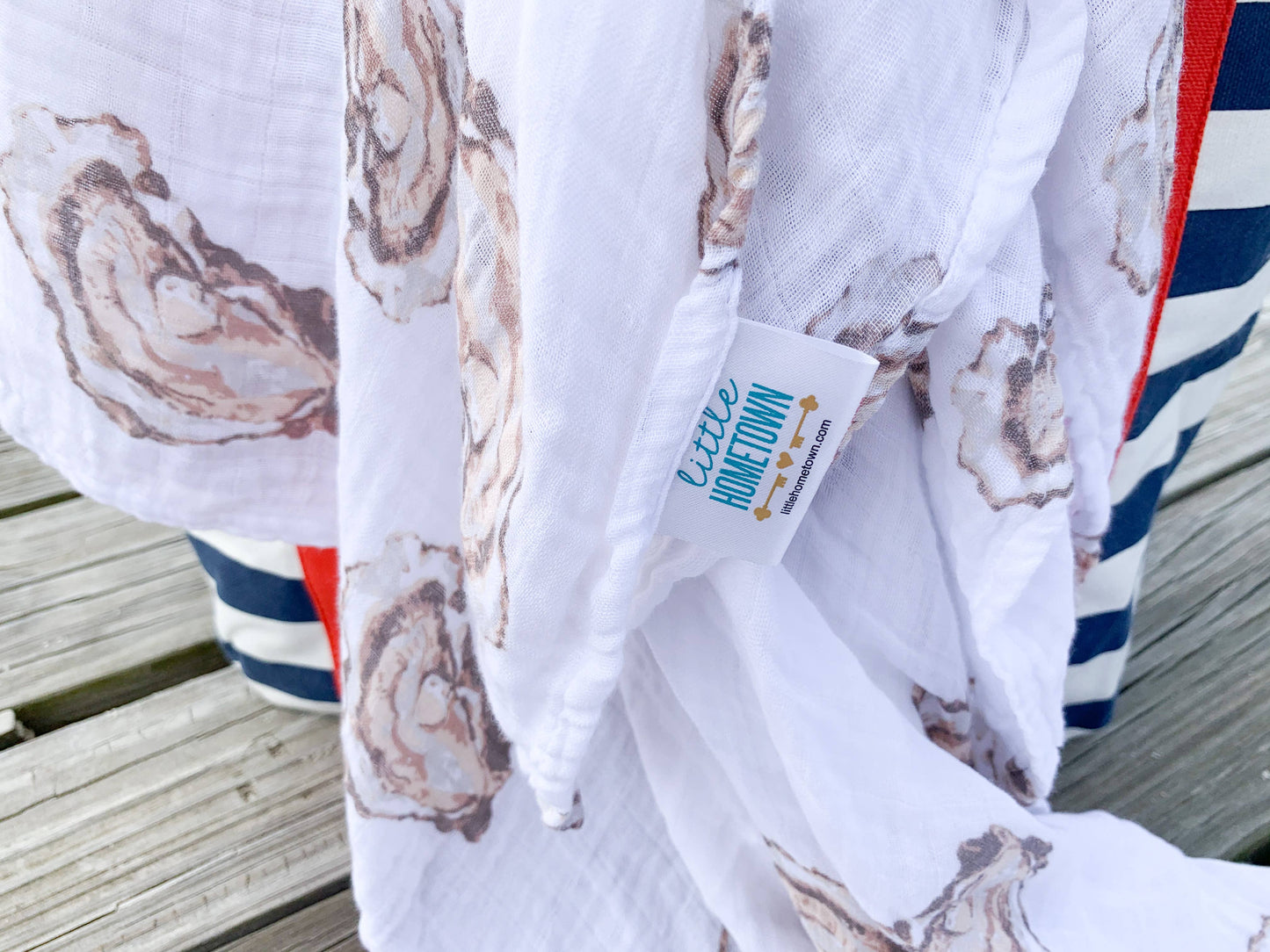 Oyster Swaddle Blanket (Unisex)