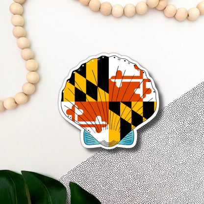 Maryland Seashell Sticker