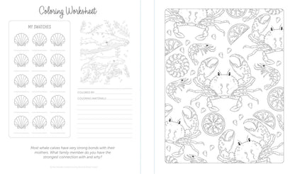 By the Seaside Coastal Coloring Book