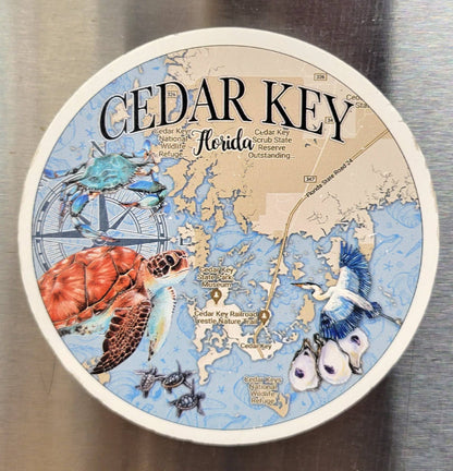 Custom Salt Life Art Map Magnets- Any Location!
