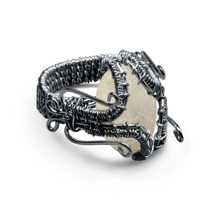 Wire Wrapped Gemstone Rings – Copper, Gold, Silver & Black Rhodium | Handmade | Wholesale Bundles