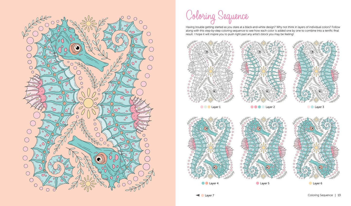 By the Seaside Coastal Coloring Book