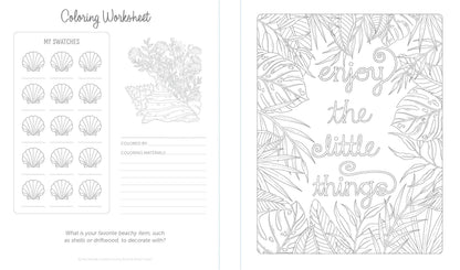 By the Seaside Coastal Coloring Book