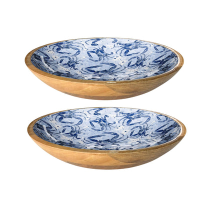 Blue Watercolor Crab Shallow (14" Pack of 2)5-50-A PREORDER