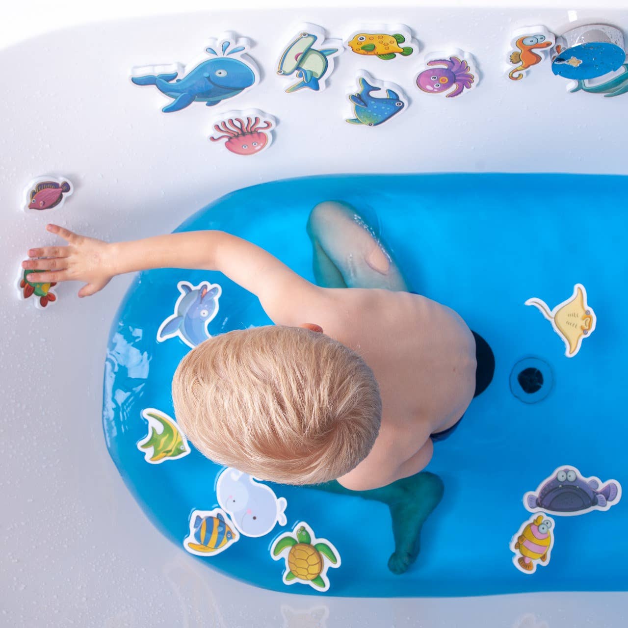 FiZZLeS Marine Animal Sticky Bath Foam Critters (30 pieces)