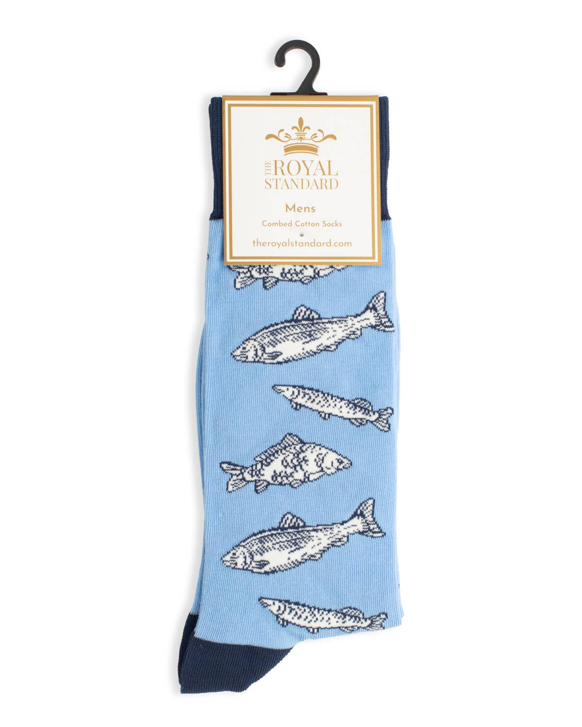 Men's Go With The Flow Socks   Blue/Navy   One Size