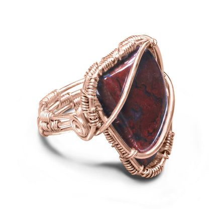 Wire Wrapped Gemstone Rings – Copper, Gold, Silver & Black Rhodium | Handmade | Wholesale Bundles
