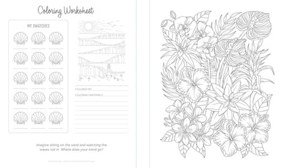 By the Seaside Coastal Coloring Book