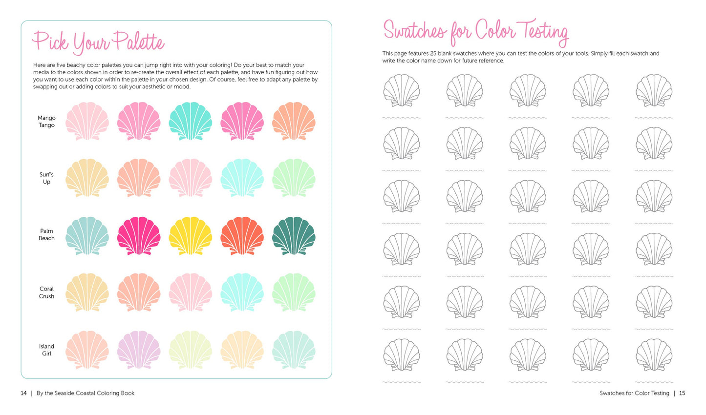 By the Seaside Coastal Coloring Book