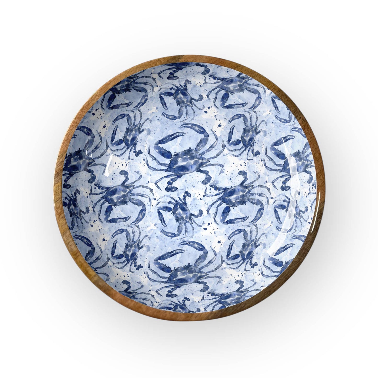 Blue Watercolor Crab Shallow (14" Pack of 2)5-50-A PREORDER