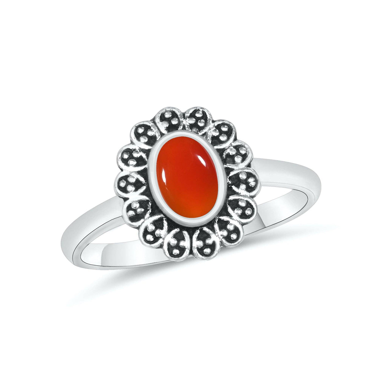 Dainty Stacking Rings – Silver-Plated, Assorted Natural Crystals, Boho Style | Wholesale