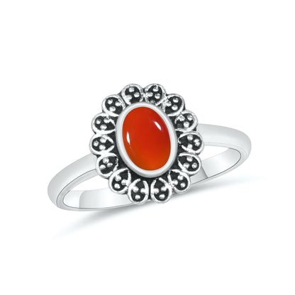 Dainty Stacking Rings – Silver-Plated, Assorted Natural Crystals, Boho Style | Wholesale
