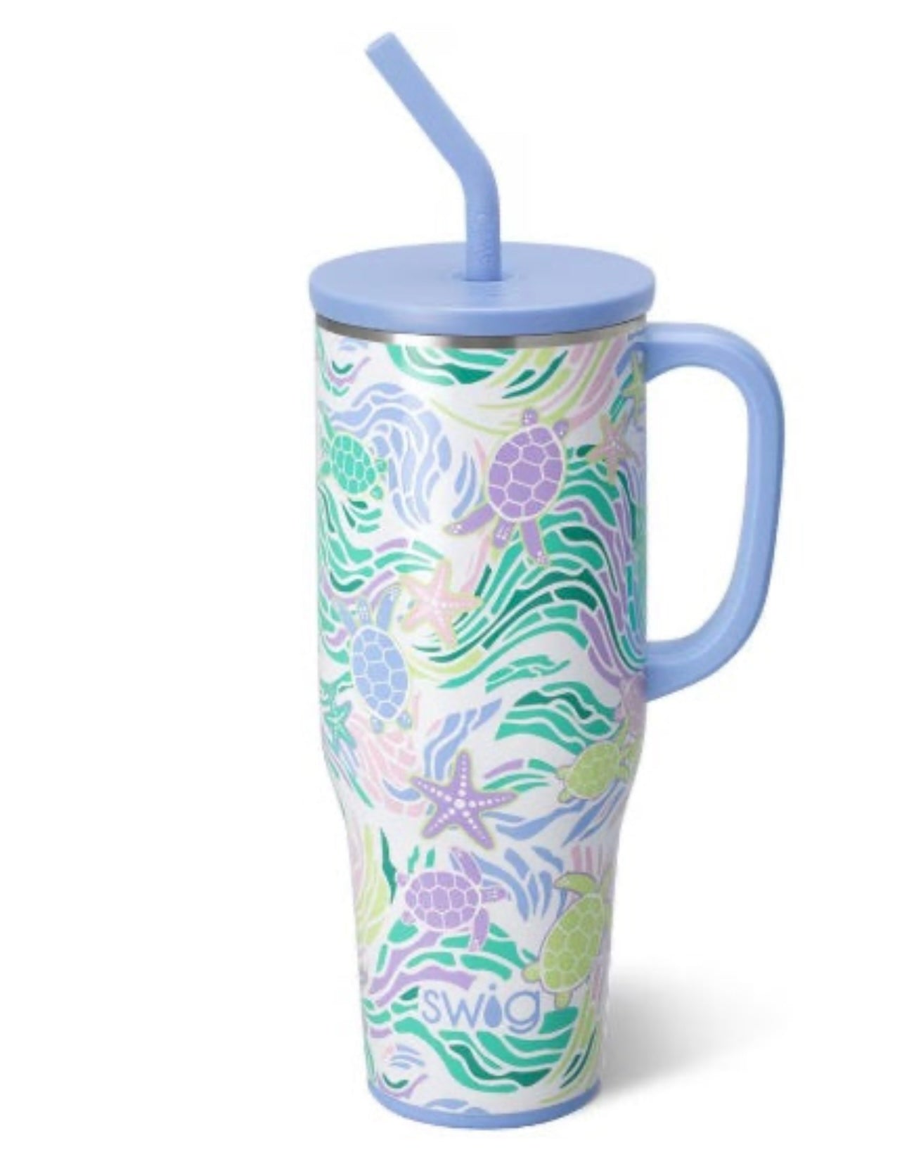 Sea swirl mega mug