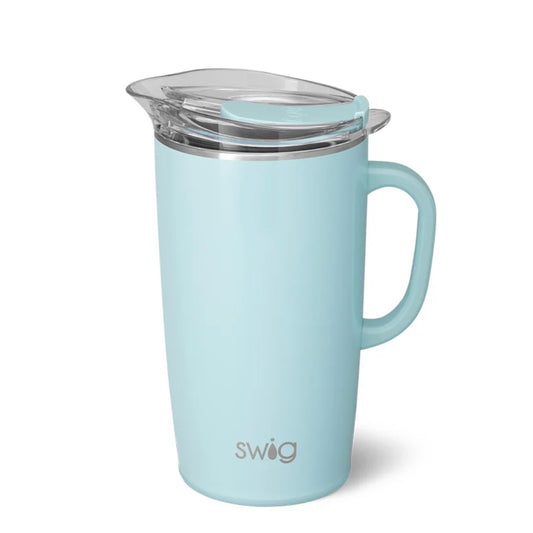 Aquamarine part pitcher