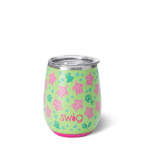 Swig Stemless Cup Sea Turtle - 14 oz