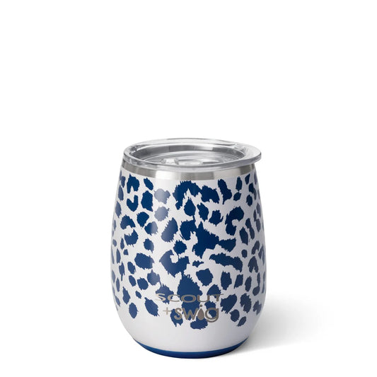 Scout+Swig Stemless Cup Leopard Noir - 14 oz