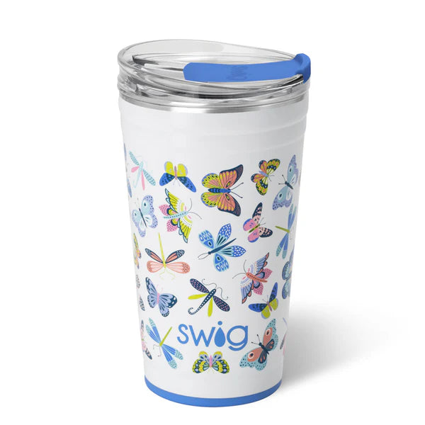 Swig Butterfly Bliss Party Cup - 24 oz