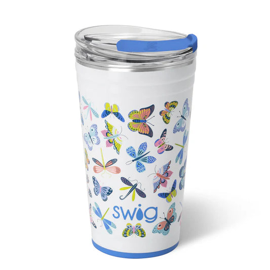 Swig Butterfly Bliss Party Cup - 24 oz
