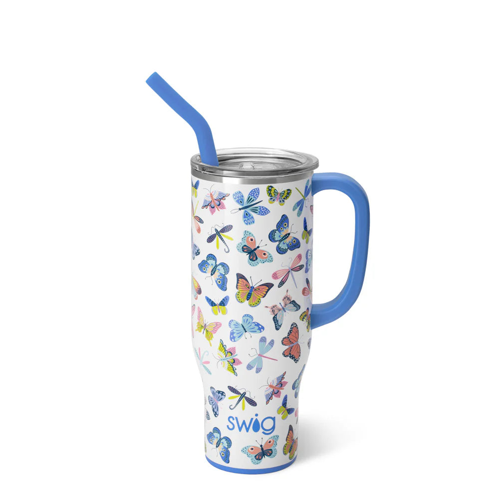 Swig Butterfly Bliss Mega Mug - 40 oz