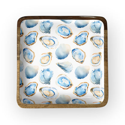 Oyster Square Trays (10" in Pack of 2) 6-32-B PREORDER