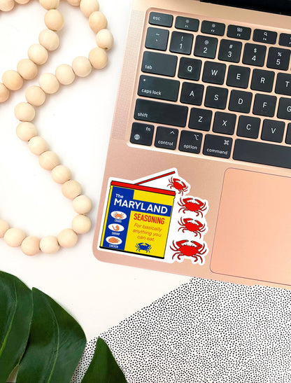 Maryland Seasoning Crab Sticker