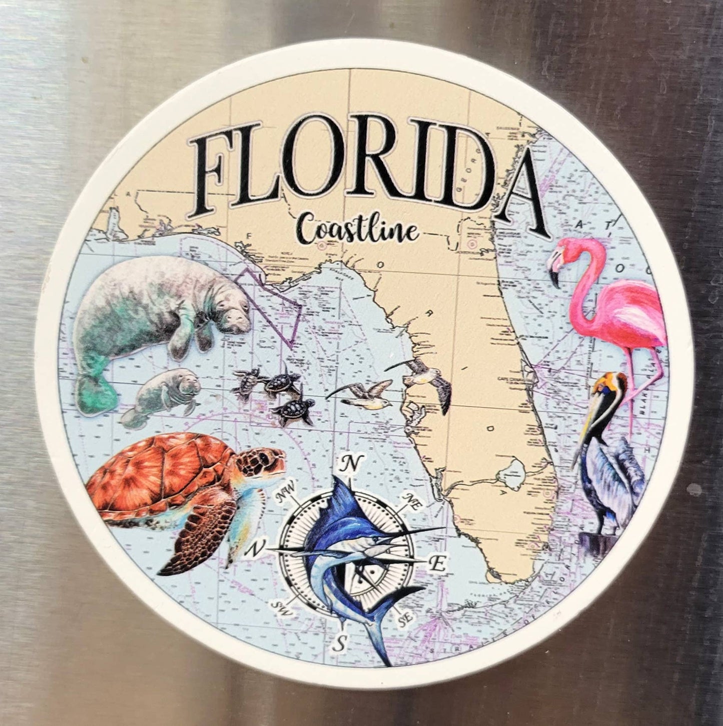 Custom Salt Life Art Map Magnets- Any Location!