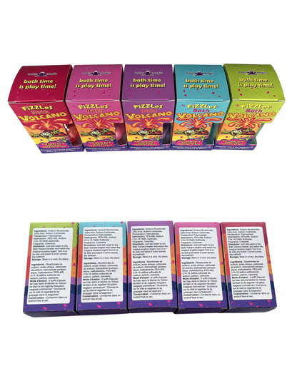 FiZZLeS Volcano Bath Bomb Foam Potions 10-Pack